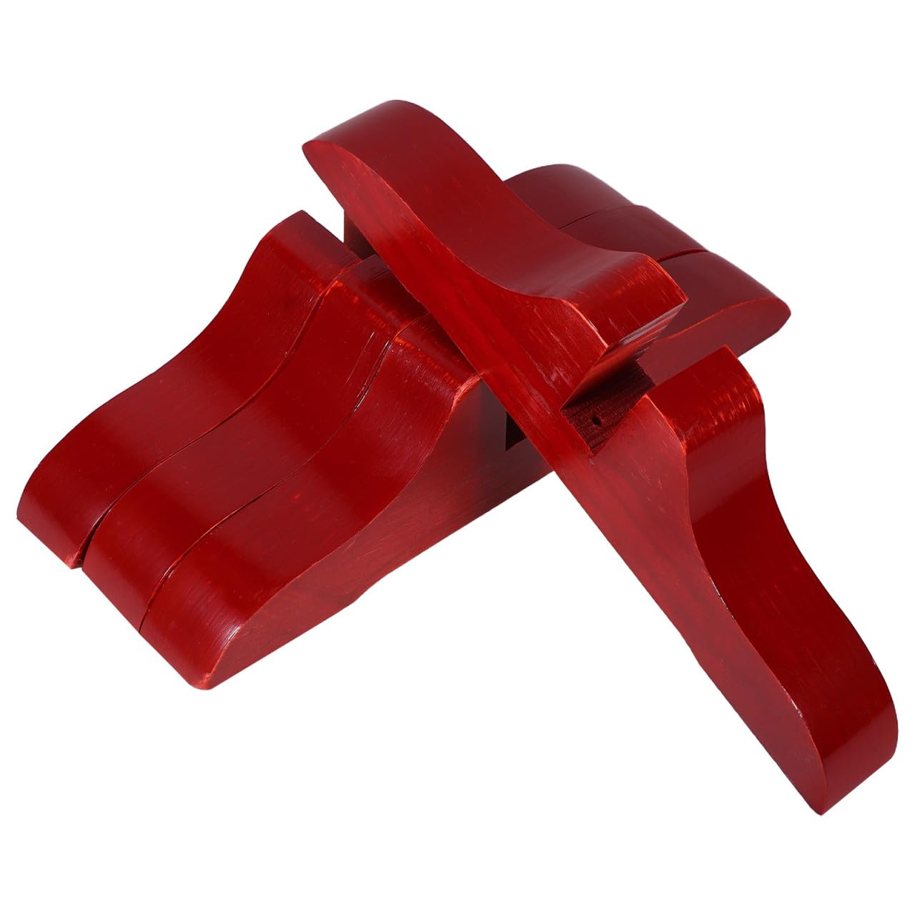 ULTECHNOVO Soporte para Separador de Ambientes de Madera 4 Piezas Diseño Minimalista Estable bajo Consumo de Espacio Adecuado para Oficina y Aula