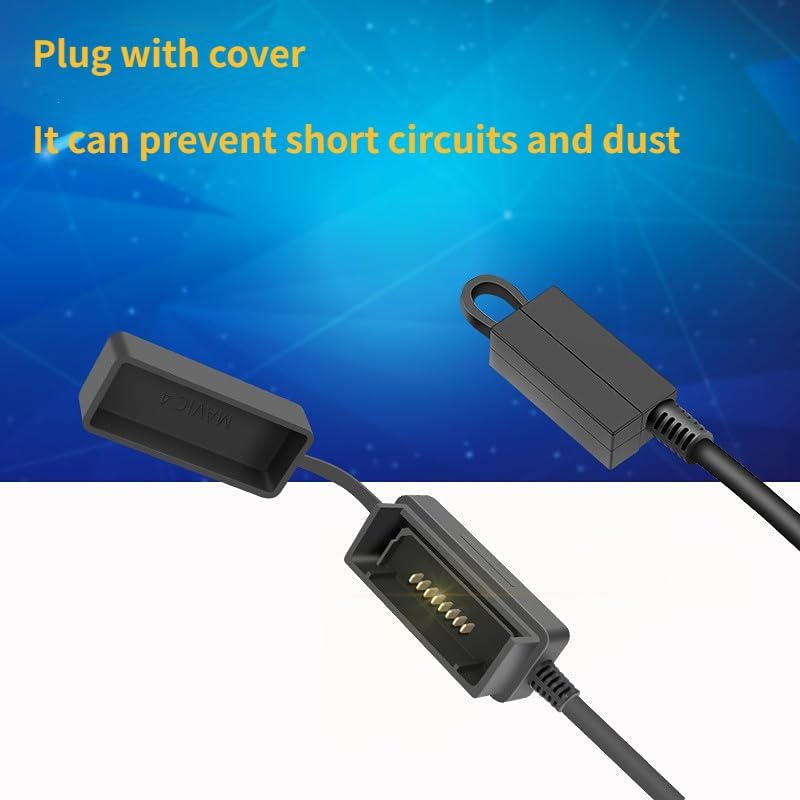 Multiple Battery Charger Compatible with DJI Mavic 4 Pro - Smart Temperature Control, Built-in Cooling Fan, Safety Switch & Dual USB Ports (Us Standard) image 5