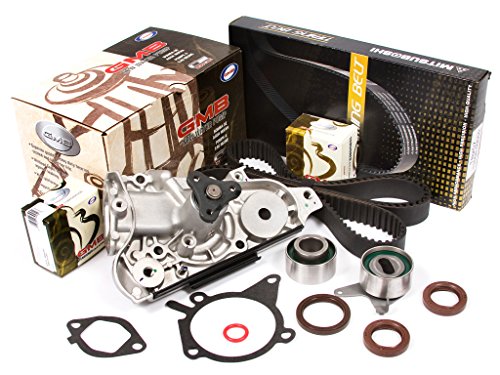 Evergreen TBK179MWP2 Compatible With 94-05 Mazda Miata MX-3 Protege Kia Sephia 1.6 1.8 DOHC 16V B6 BP Timing Belt Water Pump Kit