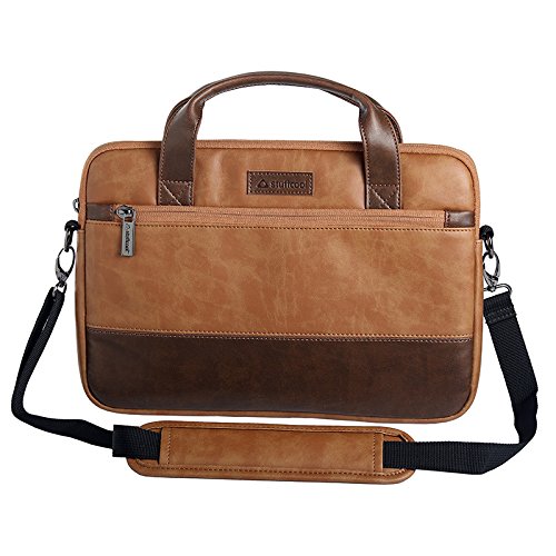 Image of Stuffcool Lush Shoulder Sleeve for Upto MacBook 15 inch Inch / 15.4 inch Inch & Laptop 14 inch - Brown
