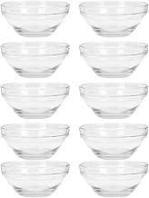 Cabilock Recipiente De Maquiagem 10 Pcs Salada Tigela Criativa Instantanea Tigela de Macarr?o Cereais Tigelas Faciais Misturando Tigelas Mexendo Tigelas de Beleza Diy Transparente