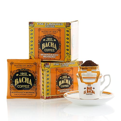 Marrakech Morning Fine Flavoured, Medium Roast, 100% Arabica Specialty Coffee, 12 Coffee Drip Bags, Gift Box