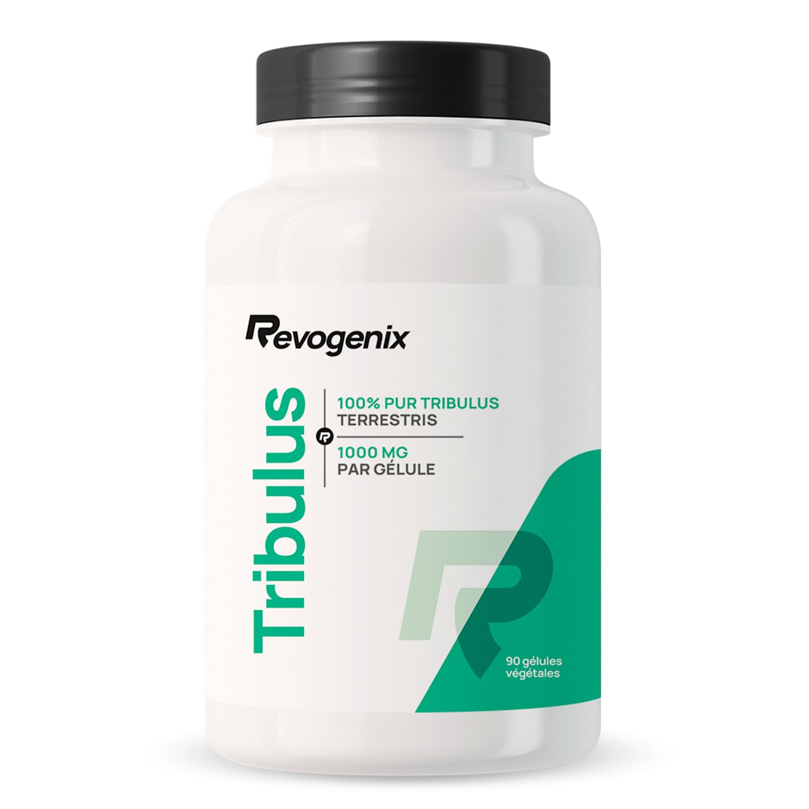 Tribulus Terrestris 1000 mg par Gélule | Titré en Saponines 10:1 | Energie & Endurance | Favorise la Croissance Musculaire, les Performances Sportives et la Libido | 90 Gélules Vegan | Revogenix