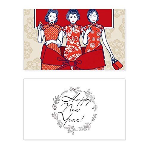 Tarjeta conmemorativa de Año Nuevo ideal para regalar y coleccionar