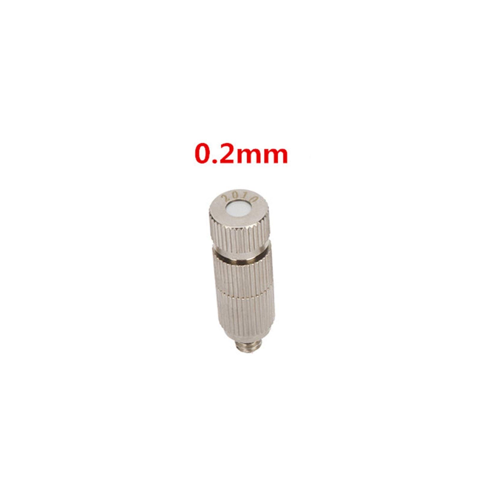 Arrosage du jardin d'irrigation de gazon Filtre à haute pression Cuivre Céramique Buse Atomisation Jardin Industrie agricole de refroidissement Humidification dépoussiérant Pulvérisateur
