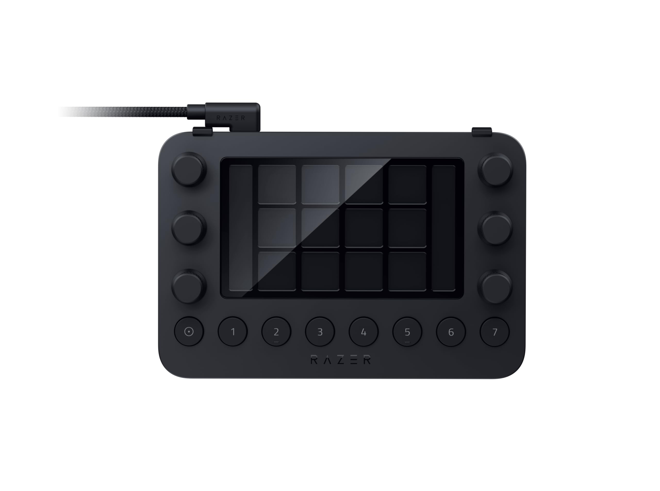 Razer Stream Controller - Tastiera All-in-One per lo Streaming e la Creazione di Contenuti (12 Tasti Aptici Commutabili, 6 Quadranti Analogici Tattili, 8 Pulsanti Programmabili) Nero