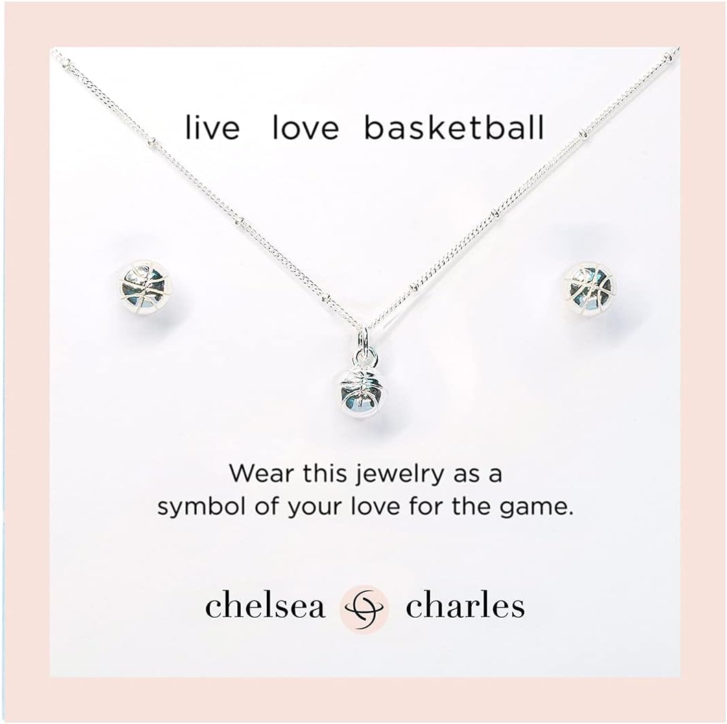 CC Sport Softball Charm Necklace for Girls - Silver: Clothing, Shoes & Jewelry