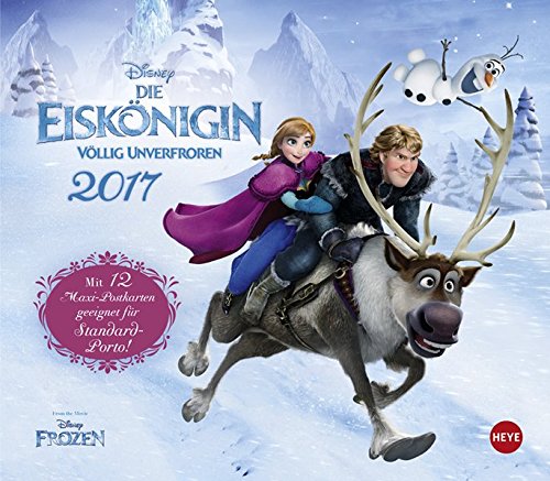 Preisvergleich Produktbild Die Eiskönigin Maxi Postkartenkalender - Kalender 2017