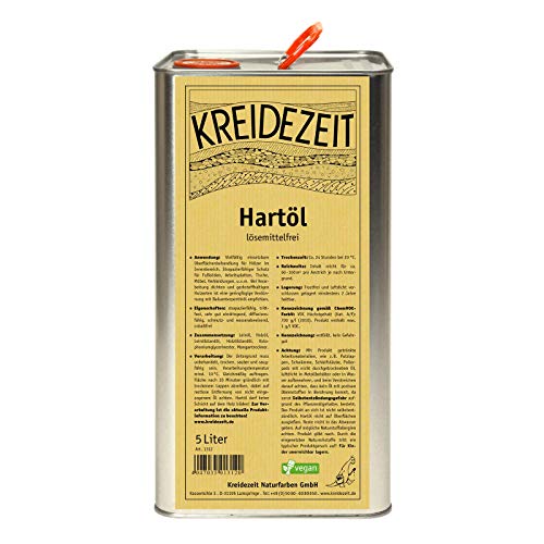 Preisvergleich Produktbild Kreidezeit Hartöl (lösemittelfrei) - 5,00 l