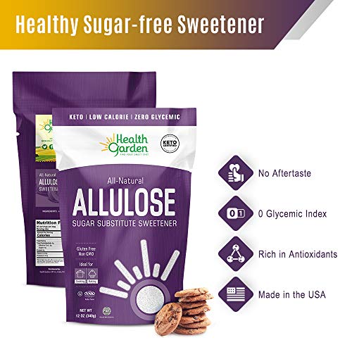 image for Health Garden Allulose Sweetener - Gluten and Sugar Free - Zero Net Ca
