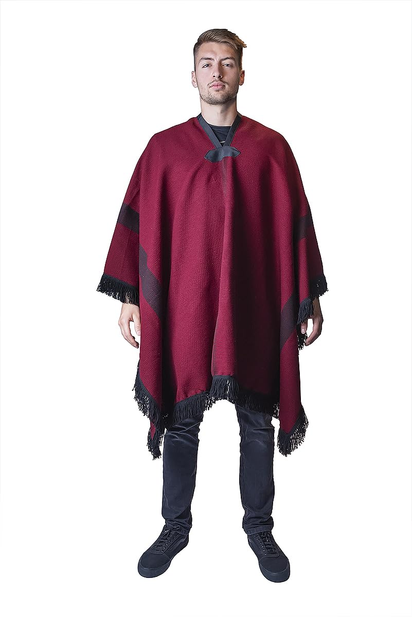 GUCCI グッチ アルパカ混 ウールフリンジ ポンチョ ブラック Amazon | Huapuiウールポンチョメンズコレクション、トラディショナル