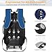 Vacuum Backpack Travel with Pump - 60L Expandable Airback Backpack w/Detachable Wheels, Vacuum Seal Compression Easyvacpack for Traveler Graduate, Water Resistant Carry-On Luggage, TSA Lock - Black