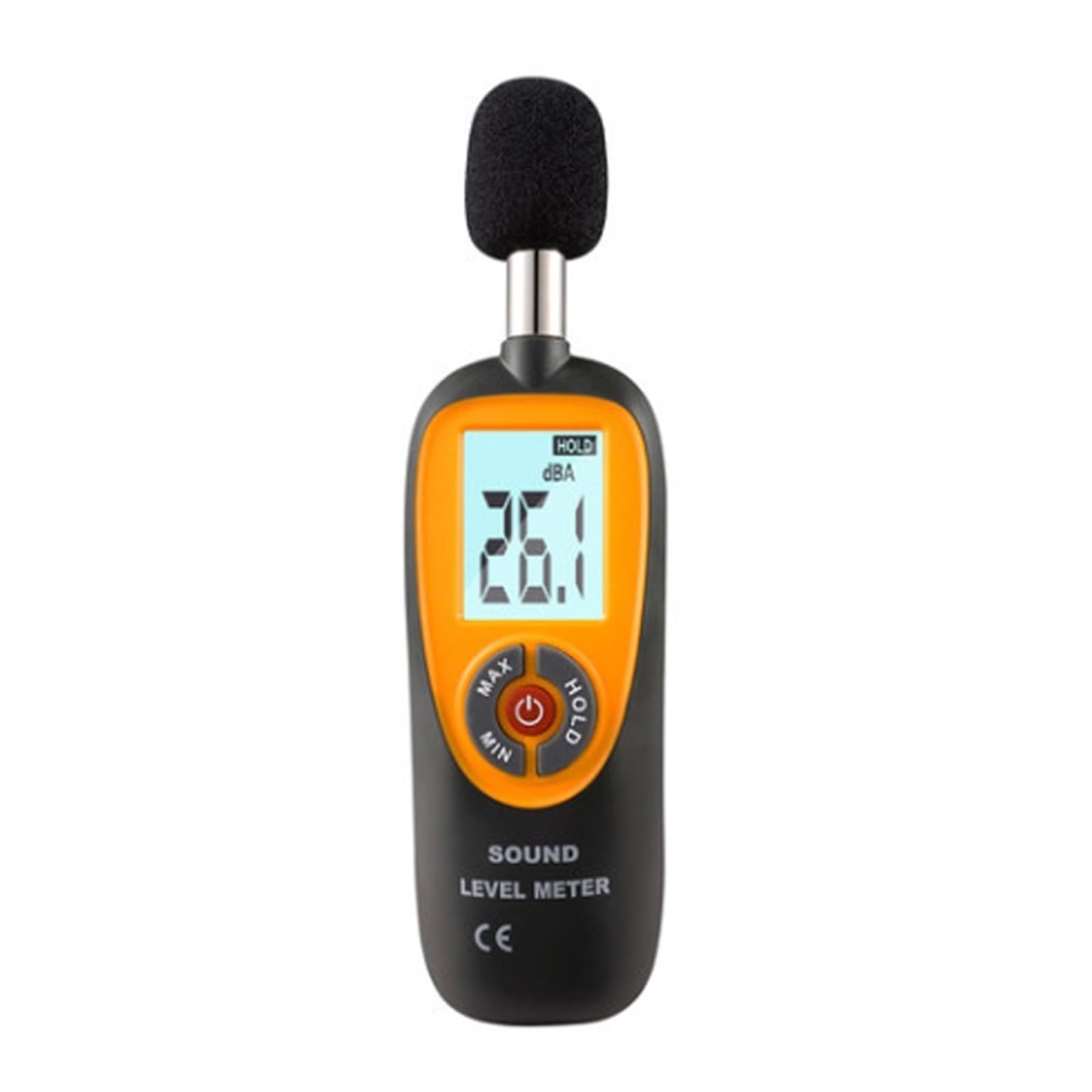Mini Medidor De Nivel De Sonido Portátil con Pantalla LCD Instrumentación Probadores De Monitoreo De Decibelios De Ruido