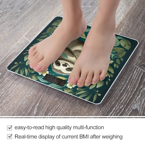Báscula Digital de Baño Adorable Sloth Compacta y Precisa miniatura 5