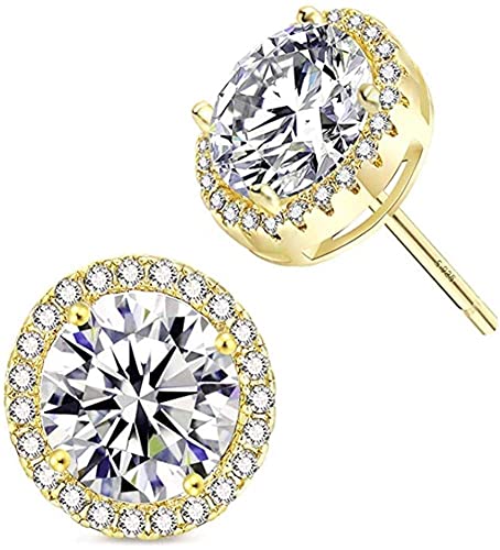 Pendientes de mujer con circón rosa para iluminar tu look de oficina 3