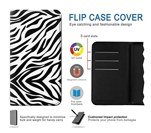 Housse cuir iPhone 17 Pro etui flip antichoc imprimé - 4