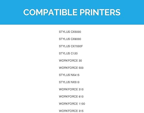 Miniatura 9 de LD Cartucho de tinta remanufacturado para Epson 69 T069120 (negro, 5 unidades) compatible con Epson Stylus CX5000 CX6000 CX7000F C120 CX7400 CX8400