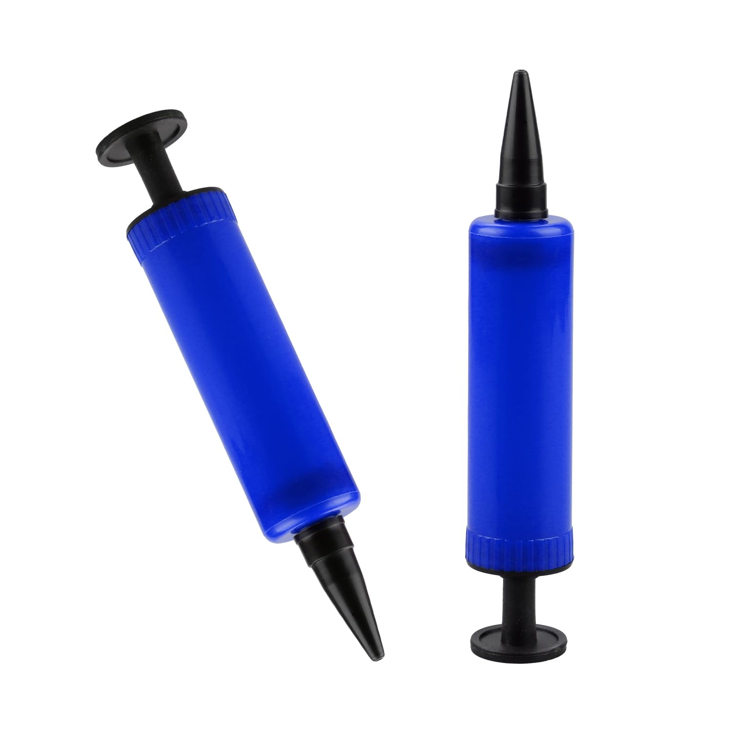 Rumyve Balloon Hand Pump 2pcs - Manual Inflator Kit, Balloon Arch & Garland, Latex & Foil Balloons, Yoga Balls (Blue)