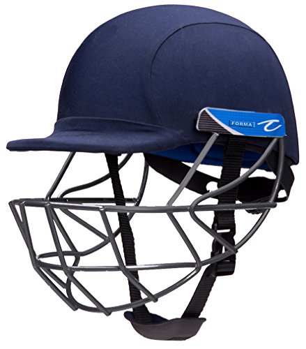 Image of Forma Steel Pro Axis Cricket Helmet with Mild Steel Grill (Blue, L-XL, 59-62)