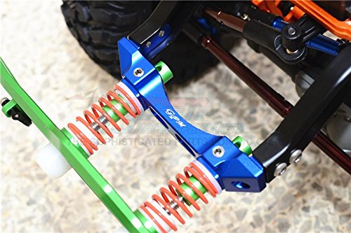 GPM for Traxxas TRX-4 Trail Defender Crawler Upgrade Parts Aluminum Front Bumper Mount - 1Pc Set Red