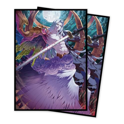 MTG Card Sleeves(Half Human,Half Angel), Clear Front & Matte Back, Smooth Shuffle, Art Card Sleeves...