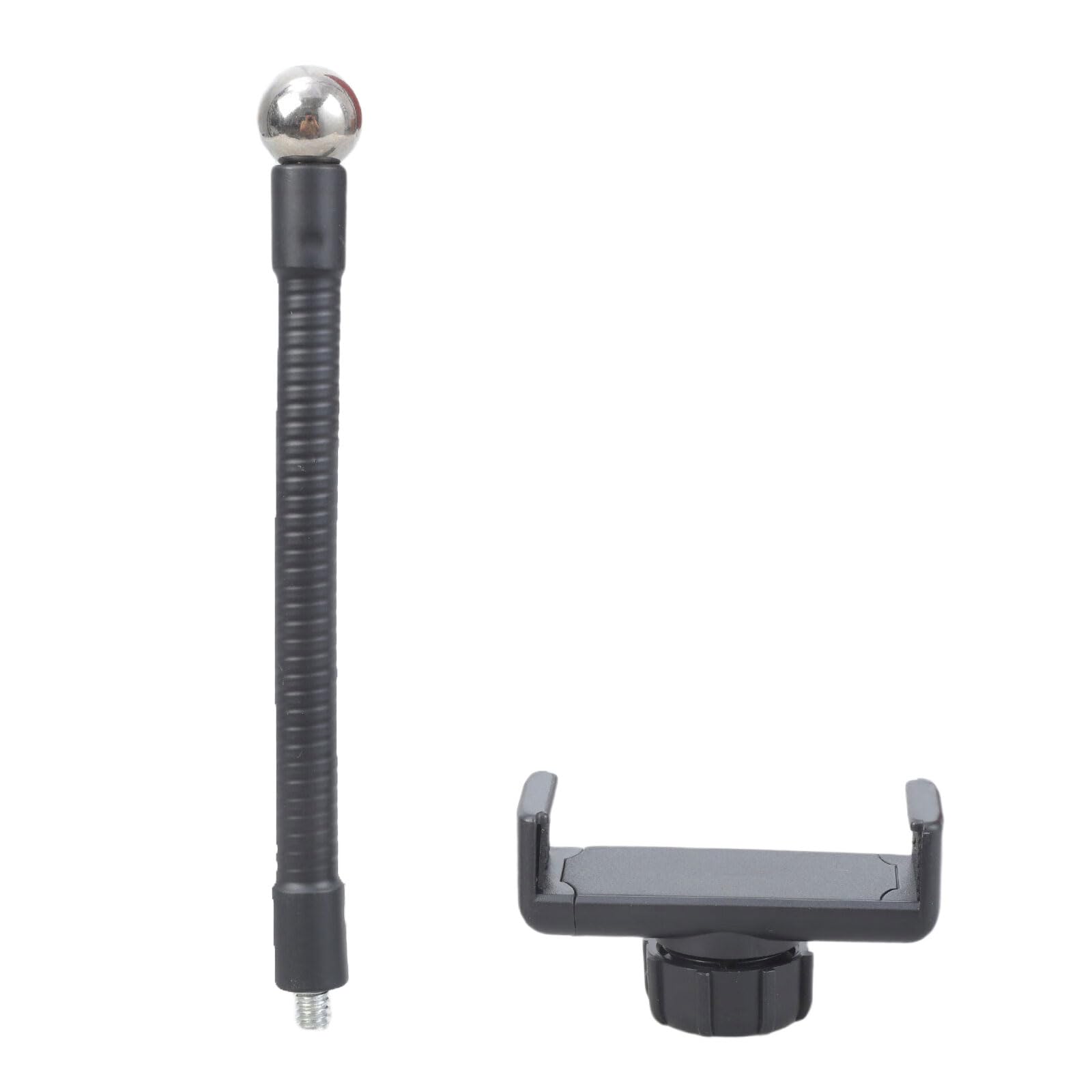 PIEXANGH Smartphone Bracket for Tripod Monopod Clip Flexible Hose Mount Holder Clamp Stand Long Arm Clip Holder Flexible Hose Phone Mount for Live Streaming
