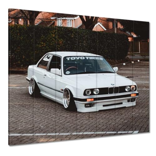 Tableau de voiture de sport pour salon design grande taille 210x195cm