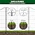 12 Panels No Dig Decorative Outdoor Garden Fence, 34.2 in(H) X 25.6 ft(L) Animal Barrier Fencing, Rustproof Metal Wire Panel Border with Rubber Mallet, Temporary Ground Stakes for Patio, Outdoor