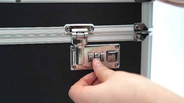 Amazon.com: Portable Locking File Storage Box, Aluminum Alloy File