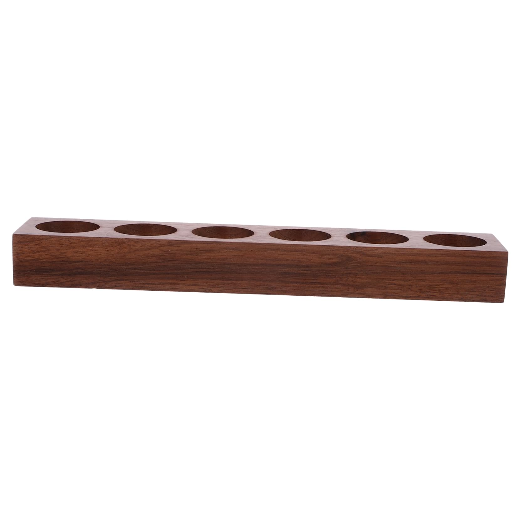 PRETYZOOM Supporto Per Provette Da 5 Pezzi Per Contenitori Di Chicchi Di Caffè Supporto Per Provette in Legno Versatile Leggero E Stabile