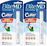 Cutter BiteMD Insect Bite Relief Stick, Analgesic and Antiseptic, 0.5 Fl Oz (Pack of 2)