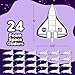 ArtCreativity Space Shuttle Gliders, Set of 24, Flying Toys for Boys & Girls, Made of Foam Material, Outdoor Toys for Children, Outer Space Party Favors for Kids, Great for Indoor & Outdoor Play