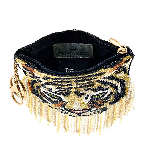 image for Mary Frances Disney Aladdin Rajah Beaded Coin Purse Key Fob, Multi, Ne