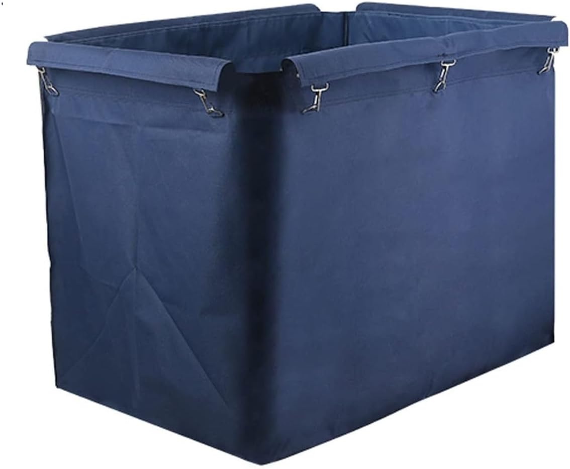 Laundry basket Large Capacity Replacement Liner Bag For Laundry Cart - Removable Liner Bag For Rolling Laundry Basket, Oxford Cloth Storage Bags, For Laundry, Hotel, Cleaning Car(Blue Rectangular)