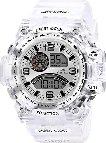 AB Collection Sports TP Modell G-Style G-007SHOCK Analog-Digital Watch - for Men (Silver) (B0914YKLM1) Amazon Price History, Amazon Price Tracker