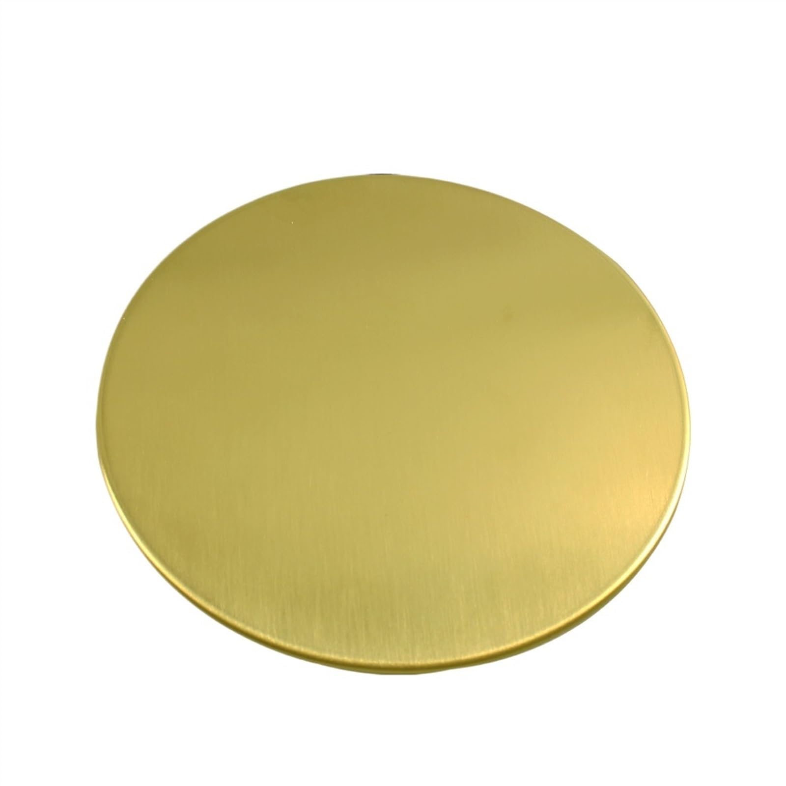 Copri filtro for lavello da cucina dorato spazzolato, coperchio for filtro di scarico da 11,4 cm, coperchio piatto decorativo, accessorio for lavello, placcato in oro(Color:Bottom size 80mm)