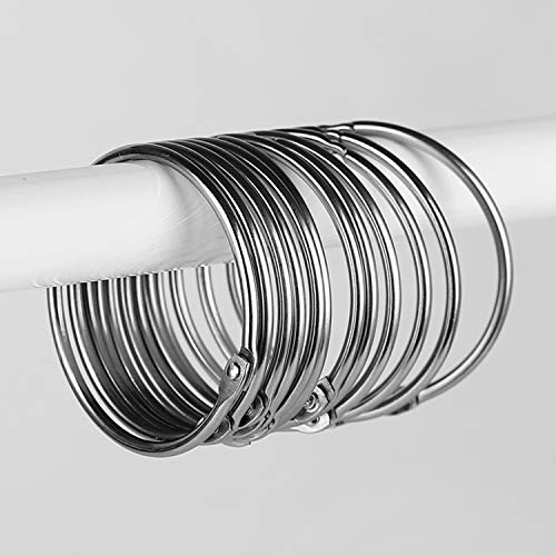 Loose Leaf Binder Rings 3 Inch (12 Pack) Office Book Rings, Nickel Plated Steel Binder Rings, Metal Book Rings, Keychain Key Rings For School, Office And Home #TOP4