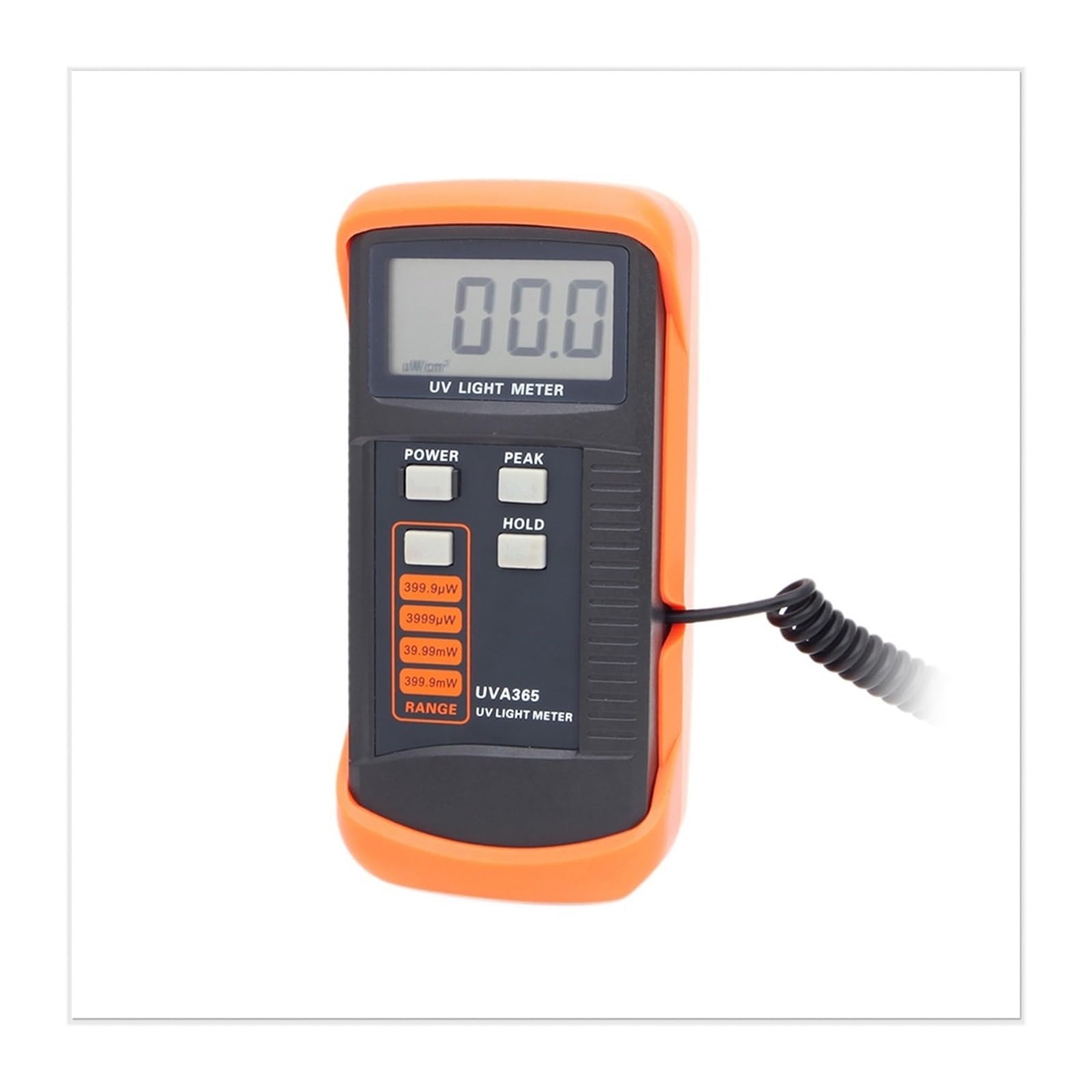 Miernik UV, 0~400m W/cm Miernik światła UV UVA i UVB Czujnik Filtr korekcji Instrument do pomiaru promieniowania ultrafioletowego Luksomierz UVA365