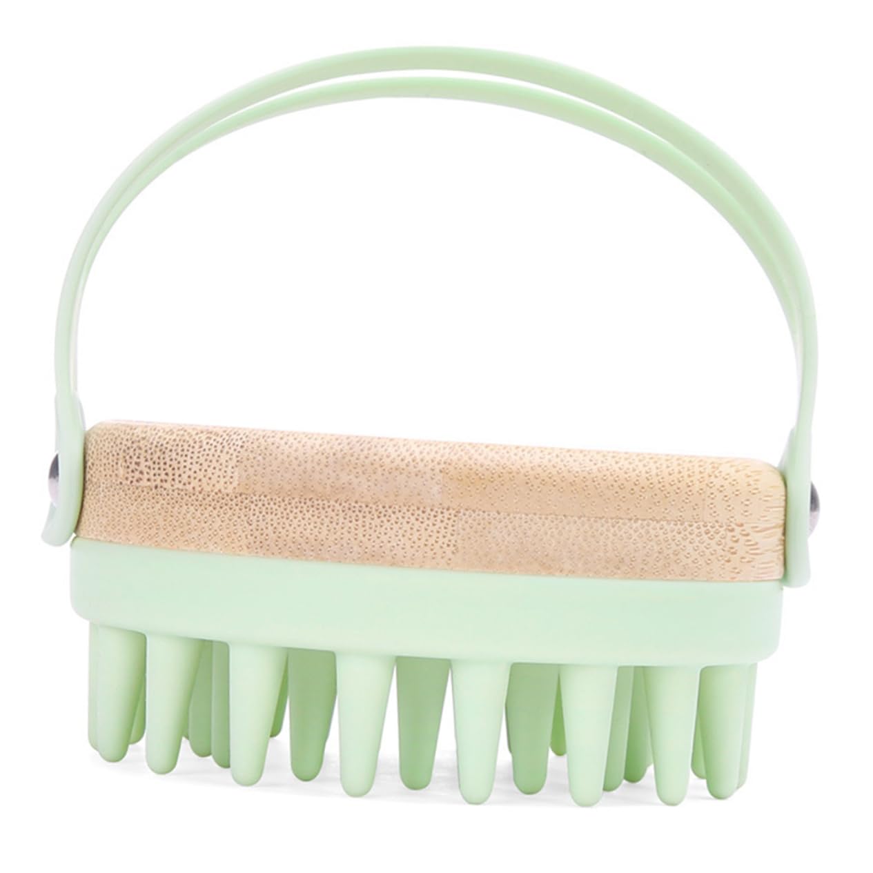 3 Pz Spazzola Per Shampoo Spazzola Per Cuoio Capelluto in Silicone Spazzoloni Siliconici Lavatesta Esfoliante a Antiforfora Commestibile Testa in Silicone Bambù