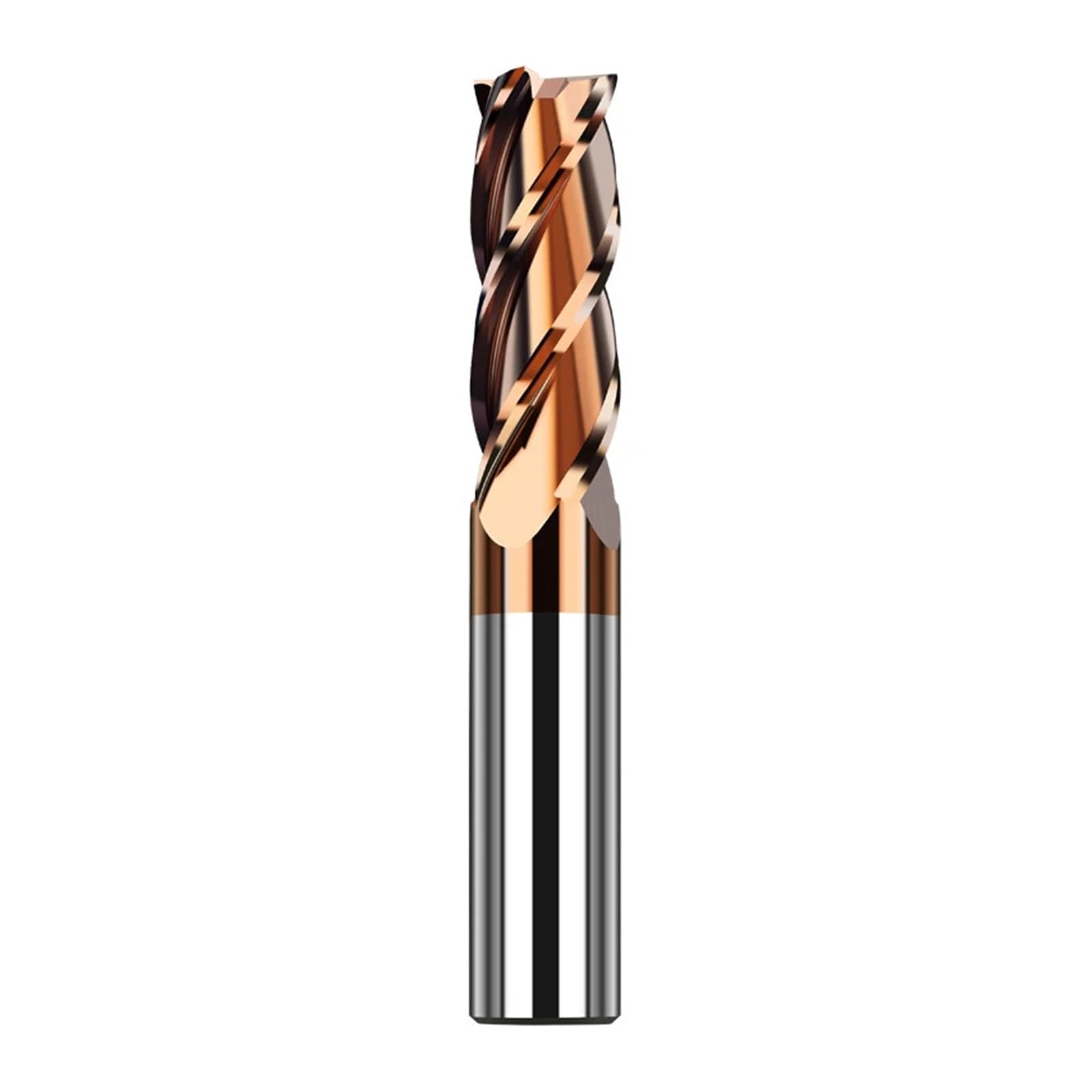 1/5/10 sztuk HRC55 frez CNC frez palcowy z węglików spiekanych 4 ostrza obrabiarki do metalu 3 5 6 8 Shank frezy ze stali wolframowej(1pc HRC55 4F,D12xD12x75L)
