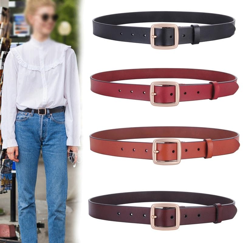 Women's Belt Versatile Cowhide Belt Student Casual Decoration Jeans Belt For Women2