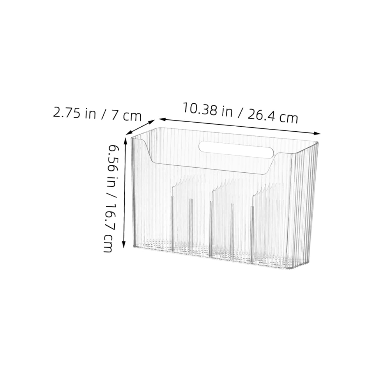 SOLUSTRE Hanging Plastic Basket Wall Hanging Storage Basket for Kitchen Bathroom Wall Organizer Draining Hole Striped Design