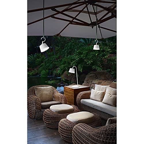 Lampes LED sans fil Armanda 1x3W 3000K IP54 blanc pour table - 2