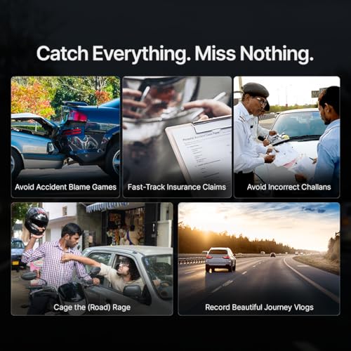 Image of Qubo Car Dash Camera Pro (with GPS Logger) Dash Cam | from Hero Group | Made in India | Full HD 1080p | Wide Angle View | G-Sensor | Wi-Fi | Emergency Recording | Supports Up to 256 GB SD Card