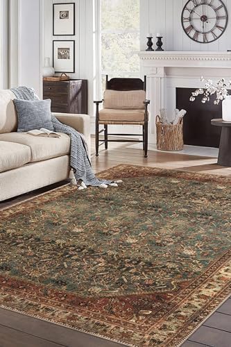 Keen Home Design 3x5 Rug - Machine Washable Entry Rug with Non-Slip Backing, Ideal for Enteryway, Kitchen, Bathroom, Laundry Room - Vintage, Easy Clean, Durable, Low Pile Rug - (3' x 5') - Image 6