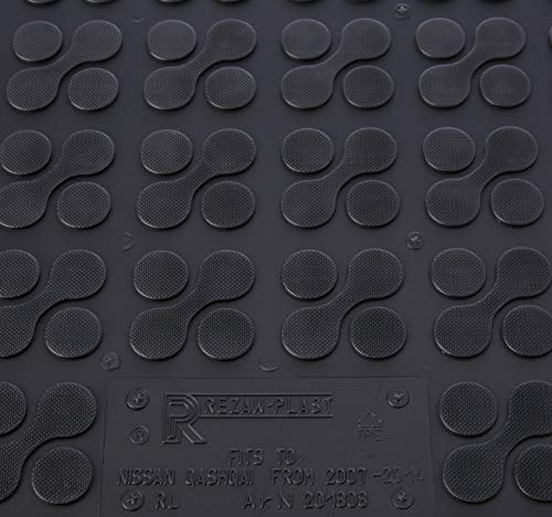 Rezaw 201808 Tappetini in Gomma con Bordo per Tipo...