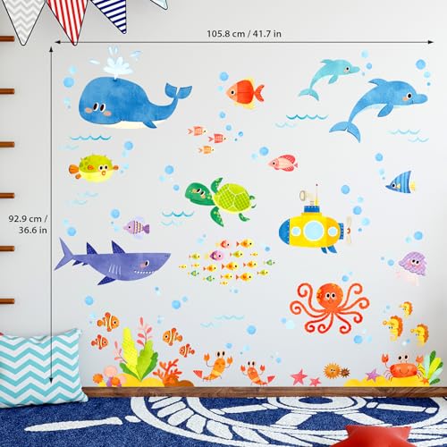 Vinilo decorativo SEA ADVENTURE Kids para pared 28.7x20 cm miniatura 6