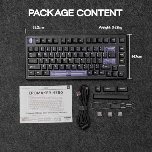 EPOMAKER HE80 ホール効果ゲーミングキーボード の商品画像 8