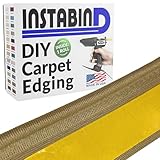 Instabind Carpet Binding - Regular Style, Rug Binding, Ideal for Area Rugs, Durable Hold, DIY Carpet Finishing Edge - Beige, 54 ft Rolls
