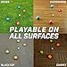 GoSports Soft Bocce Set Includes 8 Weighted Balls, Pallino and Case, Play Indoors or Outdoors